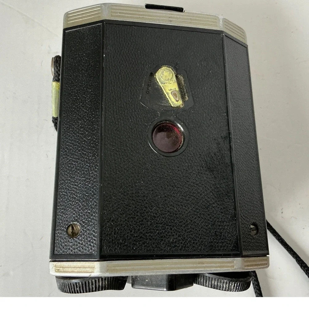 Kodak Vintage Brownie Reflex Twin Lens Box Camera Art Deco 127 Film Rochester NY
